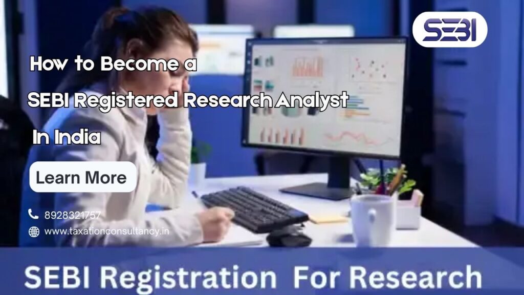 Benefits of SEBI Registered Research Analyst in Taxation