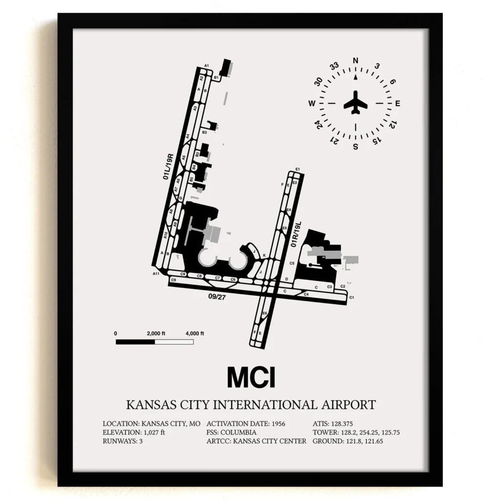 Mci Airport Map