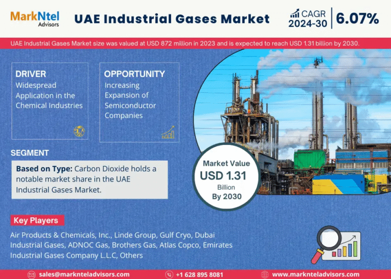 UAE Industrial Gases Market Research Report Forecast (2024-2030)