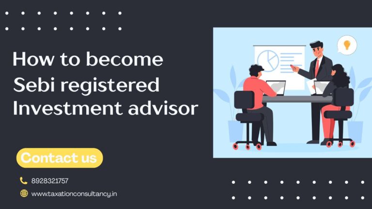 how to become sebi registered investment advisor