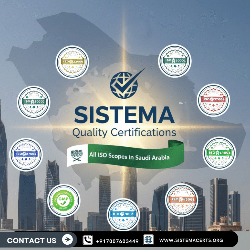 iso certification in Saudi Arabia