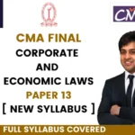 CMA Final Law Classes in India