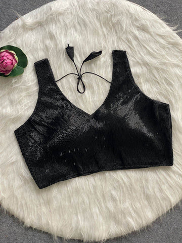 Designer Blouse on Lehenga