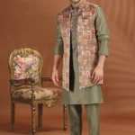 Mehndi Green Kurta Set