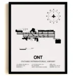 Map of Ontario Airport