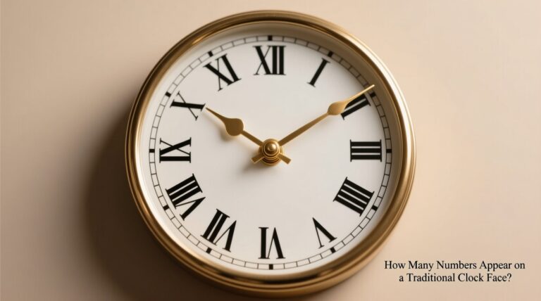 How Many Numbers Appear on a Traditional Clock Face