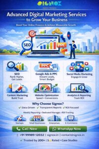 Digital Marketing Services to Grow Your Business Signox Design