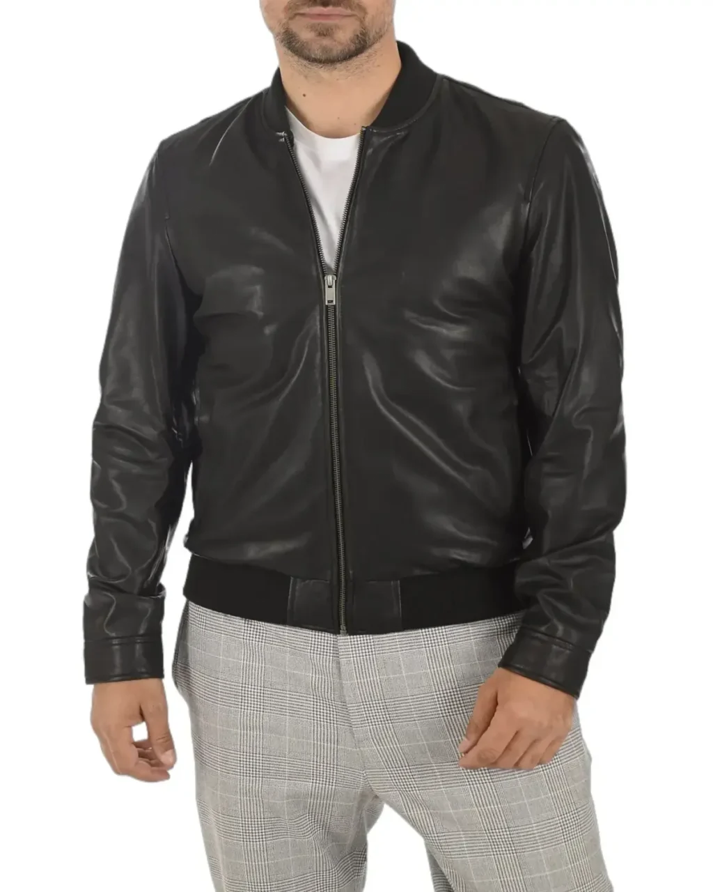 Premium Jackets | Black Slim Fit Leather Jacket & Leather Blazer – Elite Jacket