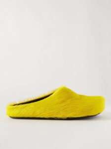 yellow marni slides