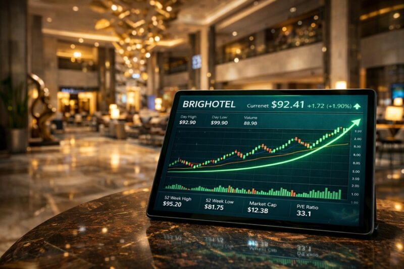 Brigade Hotel Ventures Share Price