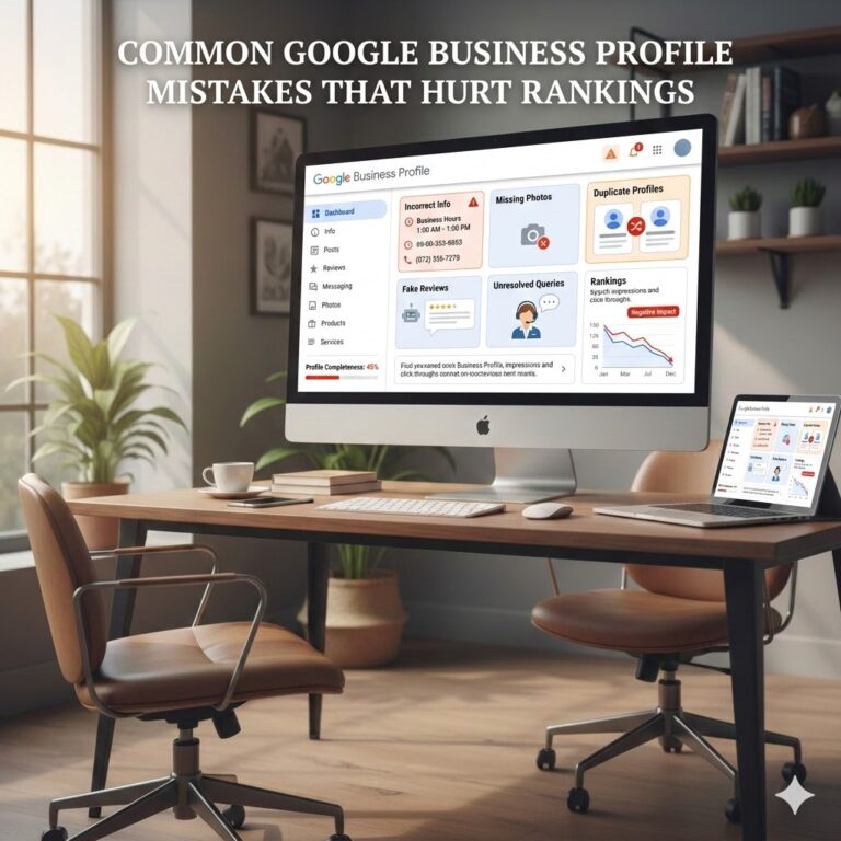 Google Business Profile Mistakes That Hurt Rankings
