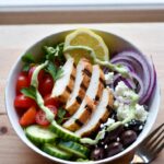 Greek-Style Buddha Bowl with Lemon Herb Dressing
