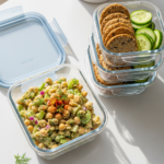 High-Protein Vegan Chickpea Salad Meal Prep
