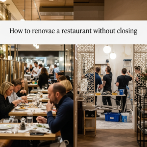 How to renovate a restaurant without closing