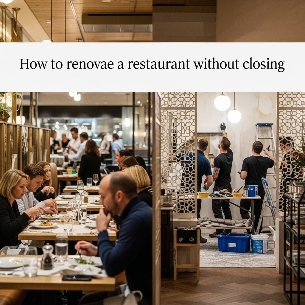 How to renovate a restaurant without closing