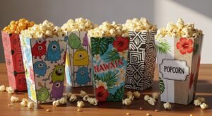Custom popcorn boxes