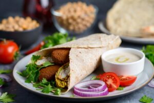 Lebanese-Style Falafel Wrap Recipe