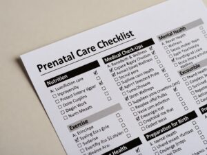 Prenatal Care Checklist for Expectant Mothers