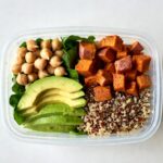 Sweet Potato & Chickpea Buddha Bowl Meal Prep
