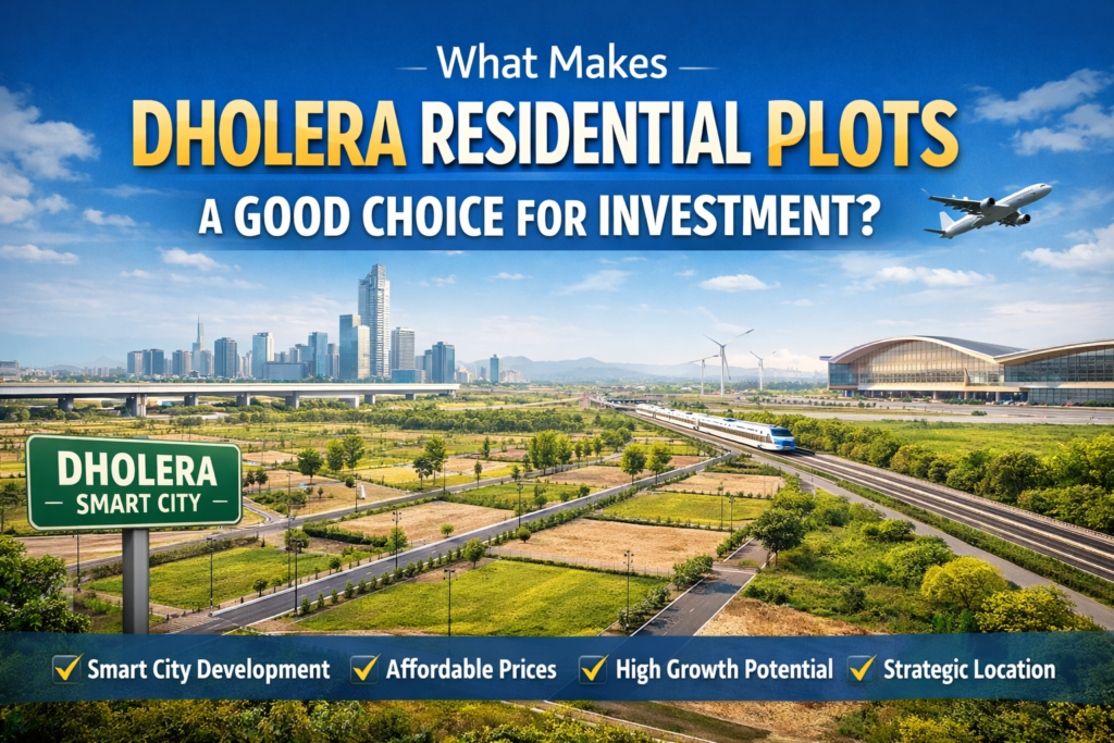 What Makes Dholera Residential Plots a Good Choice for Investment?