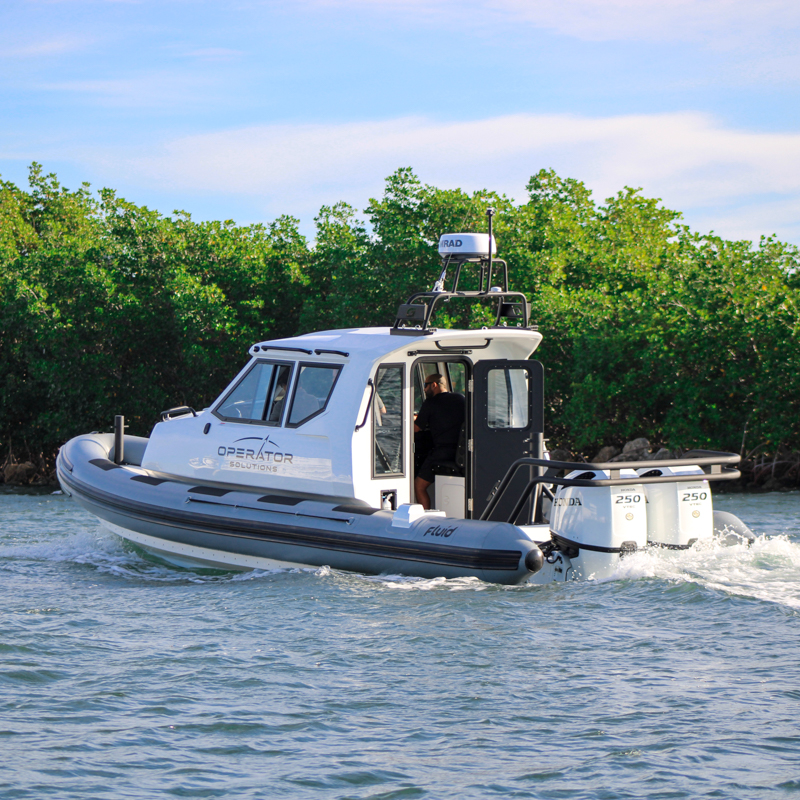 aluminum law enforcement boat