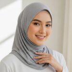 ribbed jersey hijab