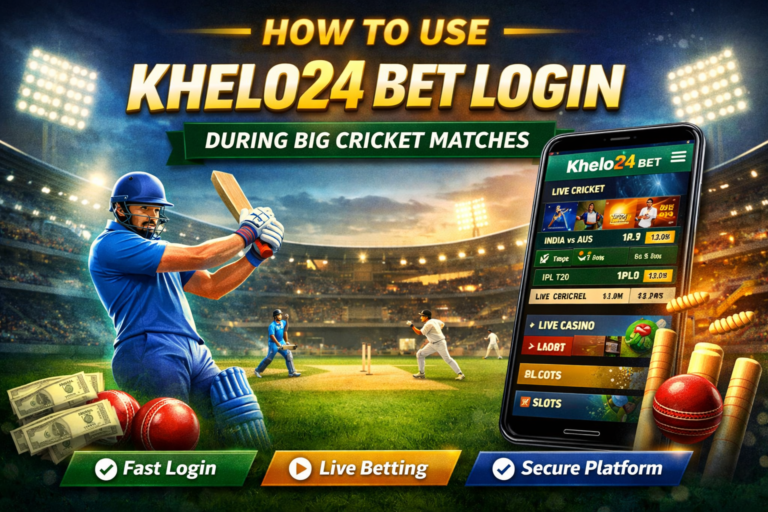 Use Khelo24 Bet Login During Big Cricket Matches