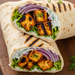 Grilled Tofu Souvlaki Wrap Recipe