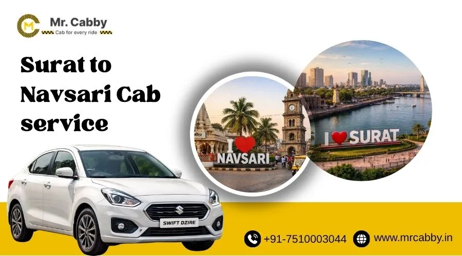 Surat to Navsari Cab service