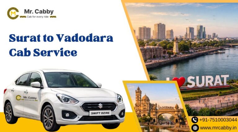 Surat to Vadodara Cab