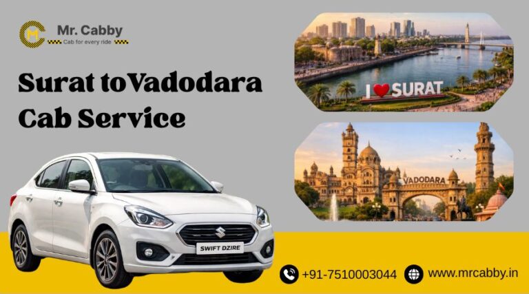 Surat to Vadodara Cab Service