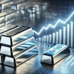 Best silver ETFs in India showing investment portfolio diversification, silver bars and financial growth chart
