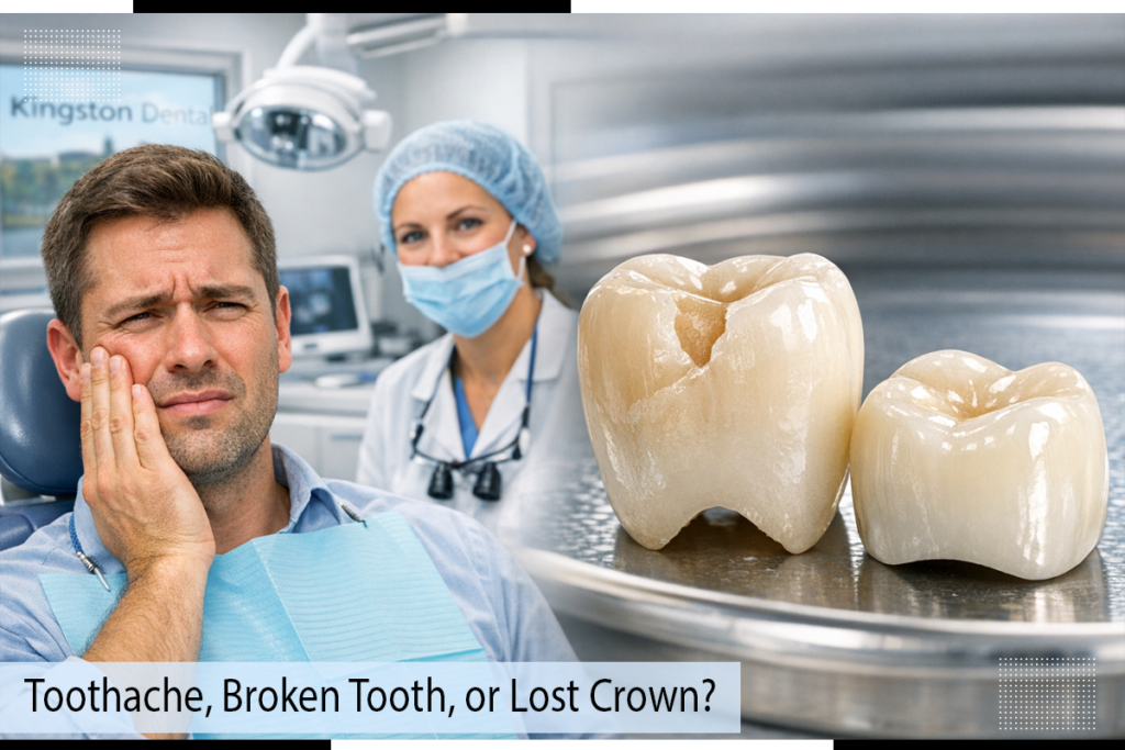 Toothache Broken Tooth or Lost Crown