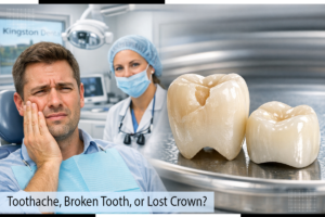 Toothache Broken Tooth or Lost Crown
