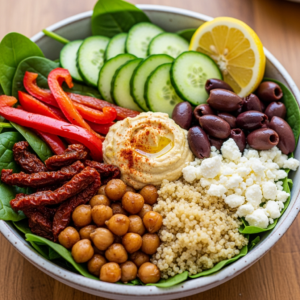 Vegan Mediterranean Buddha Bowl Recipe