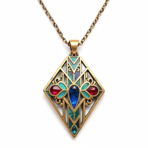art deco necklace