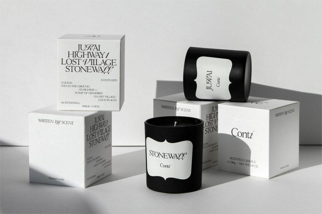 custom candle packaging