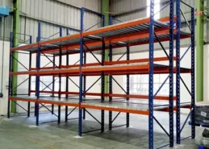 Heavy duty warehouse shelving system by Shelving Rack Manufacturers for industrial storage