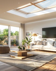 flat glass rooflight
