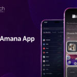 Amana App interface with EmizenTech branding