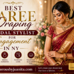 Best Saree Draping Bridal Stylist for Engagement in NY