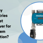 Blue and White Abstract Technology Blog Banner