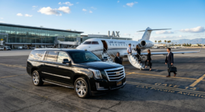 Calabasas to LAX corporate car service