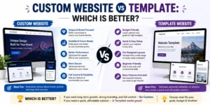 Custom Website vs Template