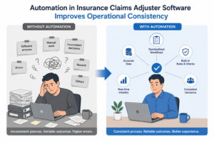 How Automation in Insurance Claims Adjuster Software Improves Operational Consistency