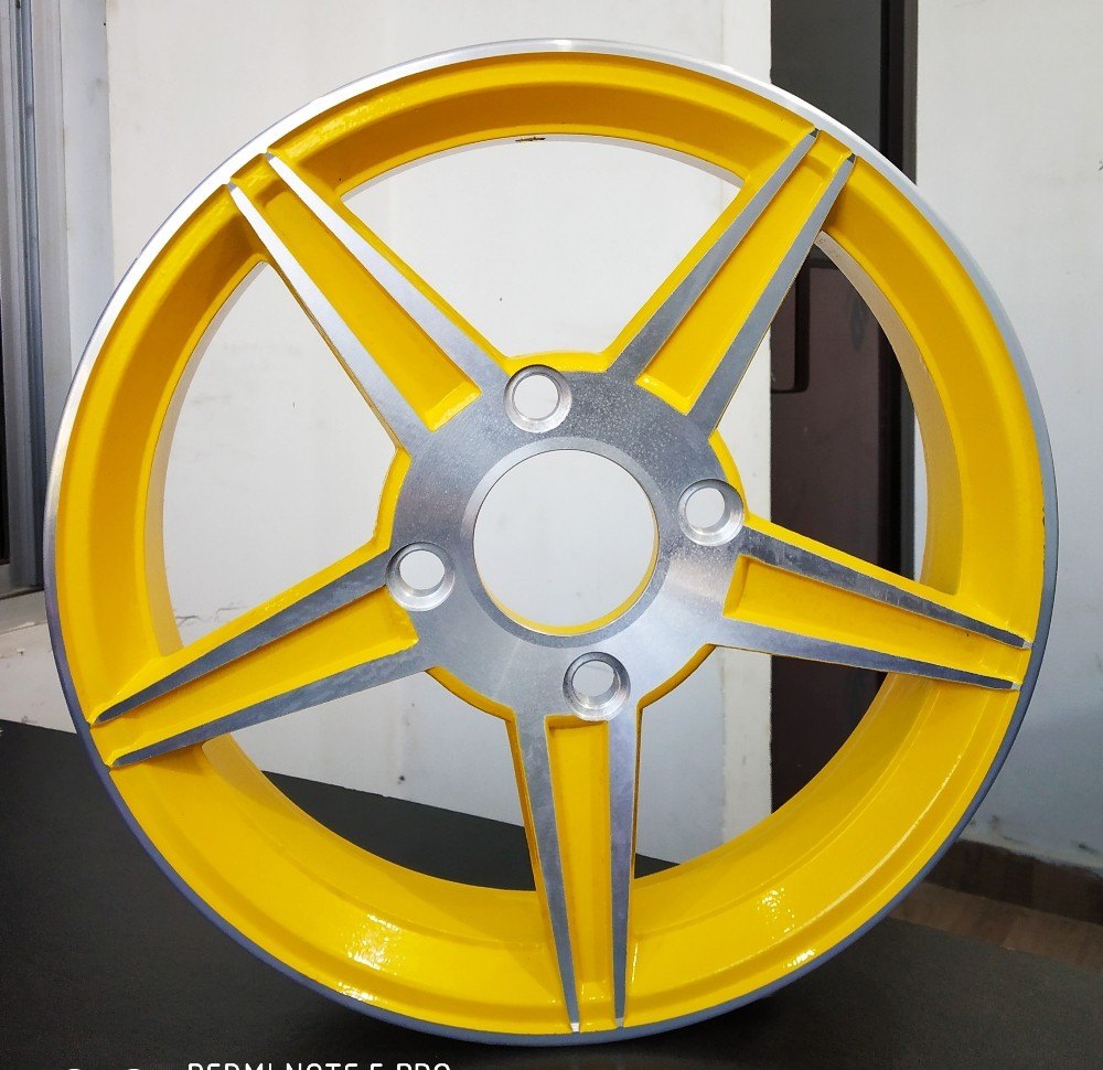 ICAT Approved E Rickshaw Alloy Wheels for high performance