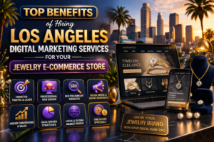 Los Angeles jewelry marketing infographic