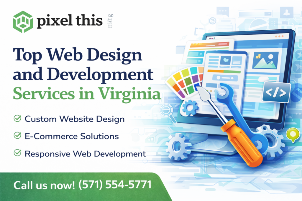 Top web design services in Virginia