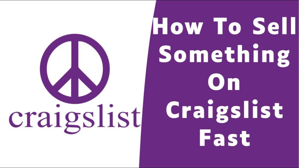 Sell Items on Craigslist