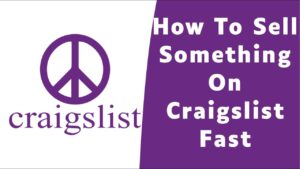 Sell Items on Craigslist